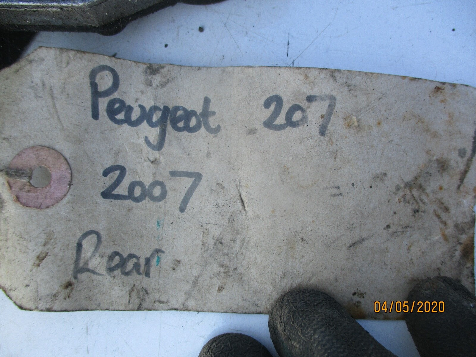 PEUGEOT 207 2007 REAR WINDSCREEN WIPER MOTOR 0390201813 9652418780