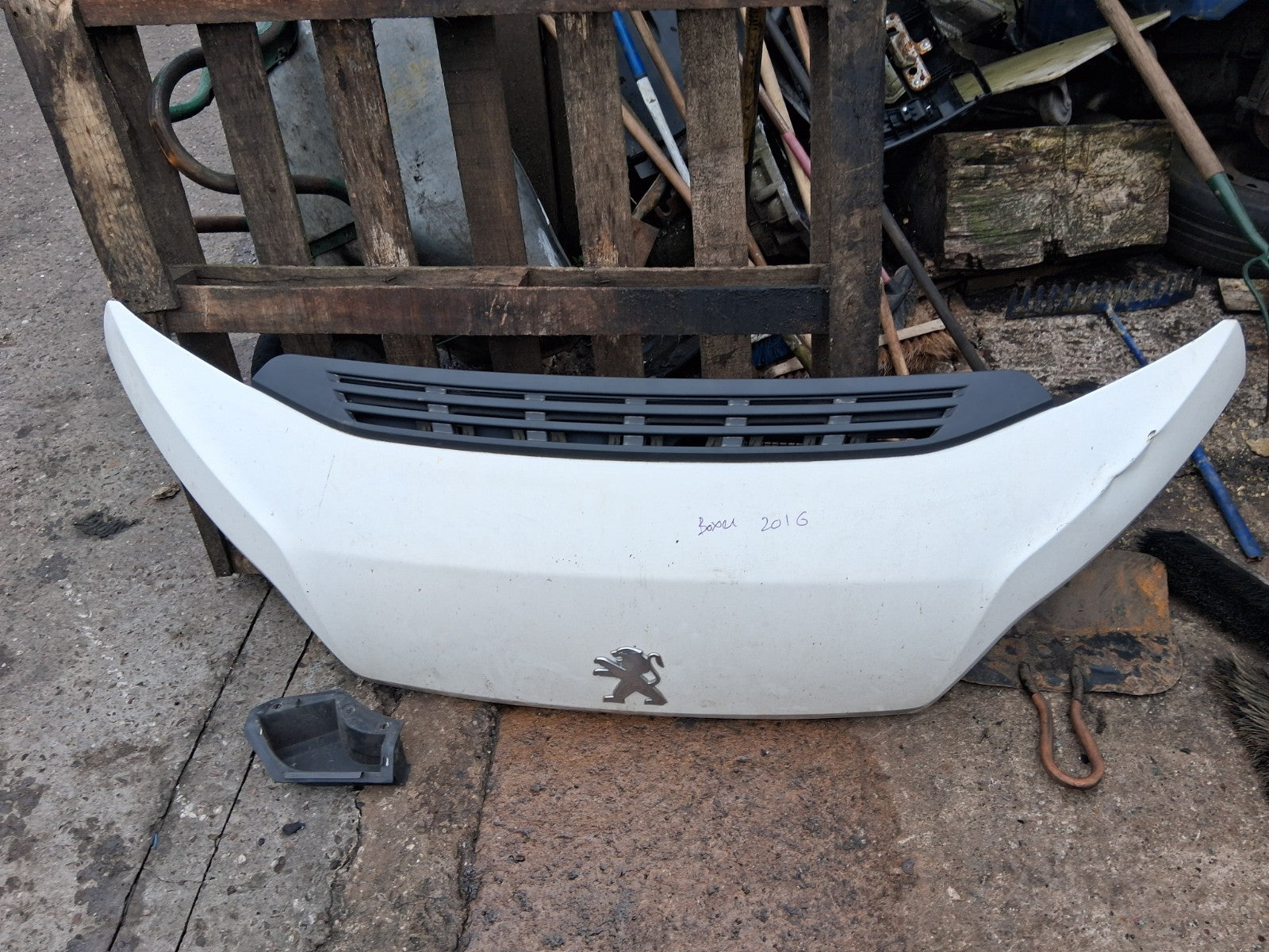 2016 PEUGEOT BOXER MK3 FRONT BONNET HOOD PANEL WHITE