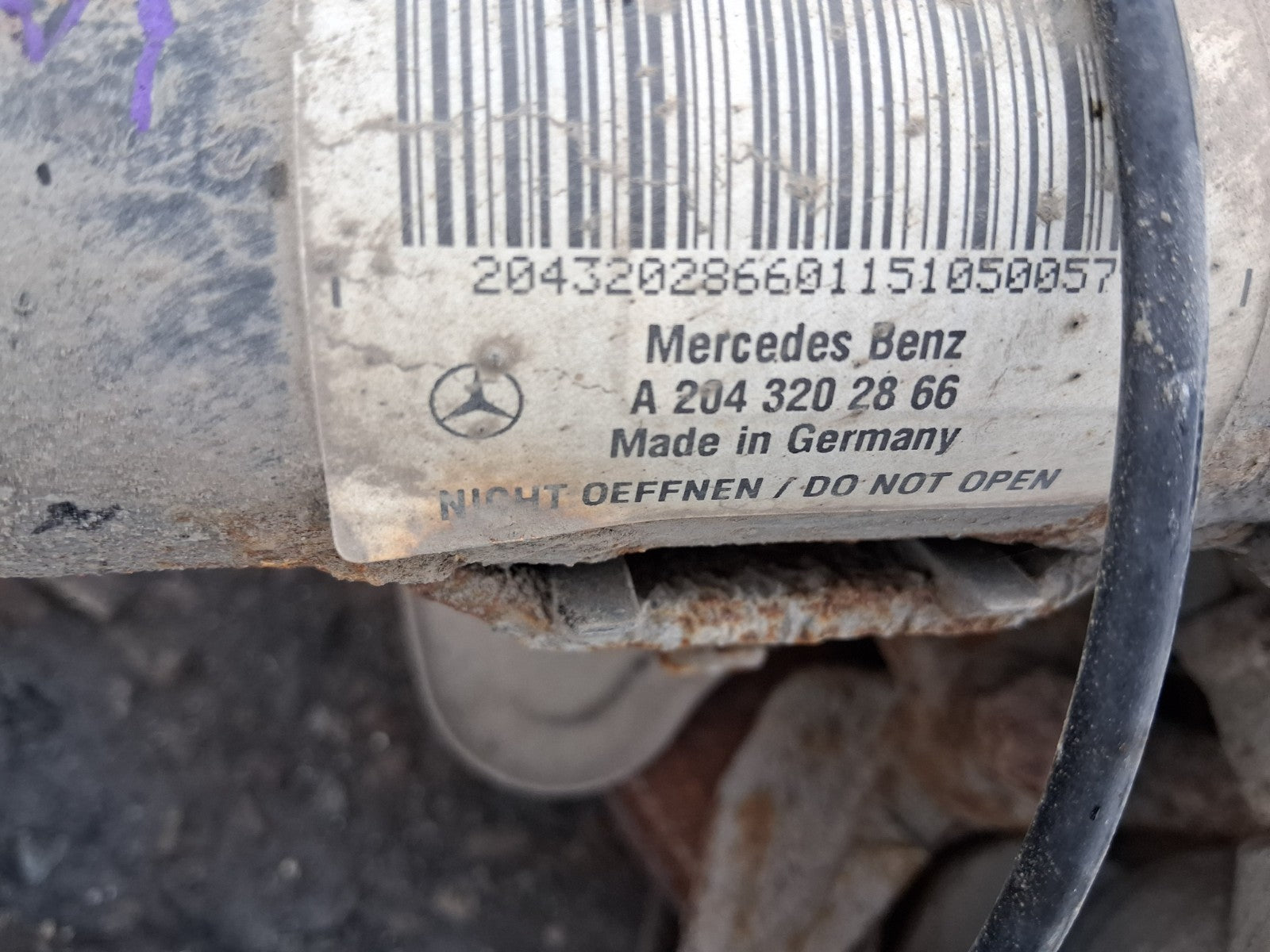 2015 MERCEDES C CLASS W204 OSF DRIVER SIDE FRONT RIGHT SUSPENSION LEG A204320286