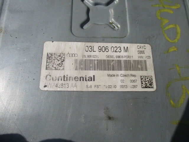 2009 AUDI A3 8P ECU ENGINE CONTROL UNIT 031906023M