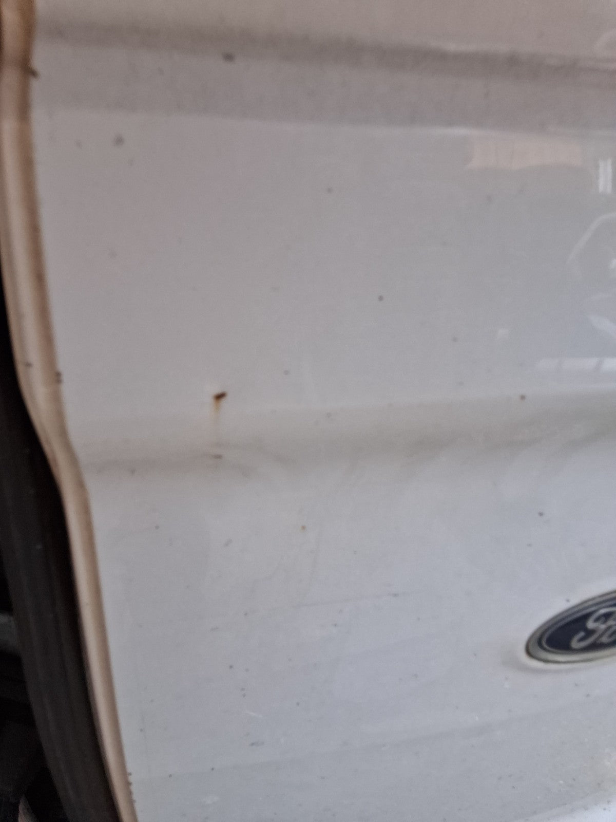 2015 FORD TRANSIT COURIER MK1 OS DRIVER SIDE REAR COMPLETE DOOR WHITE