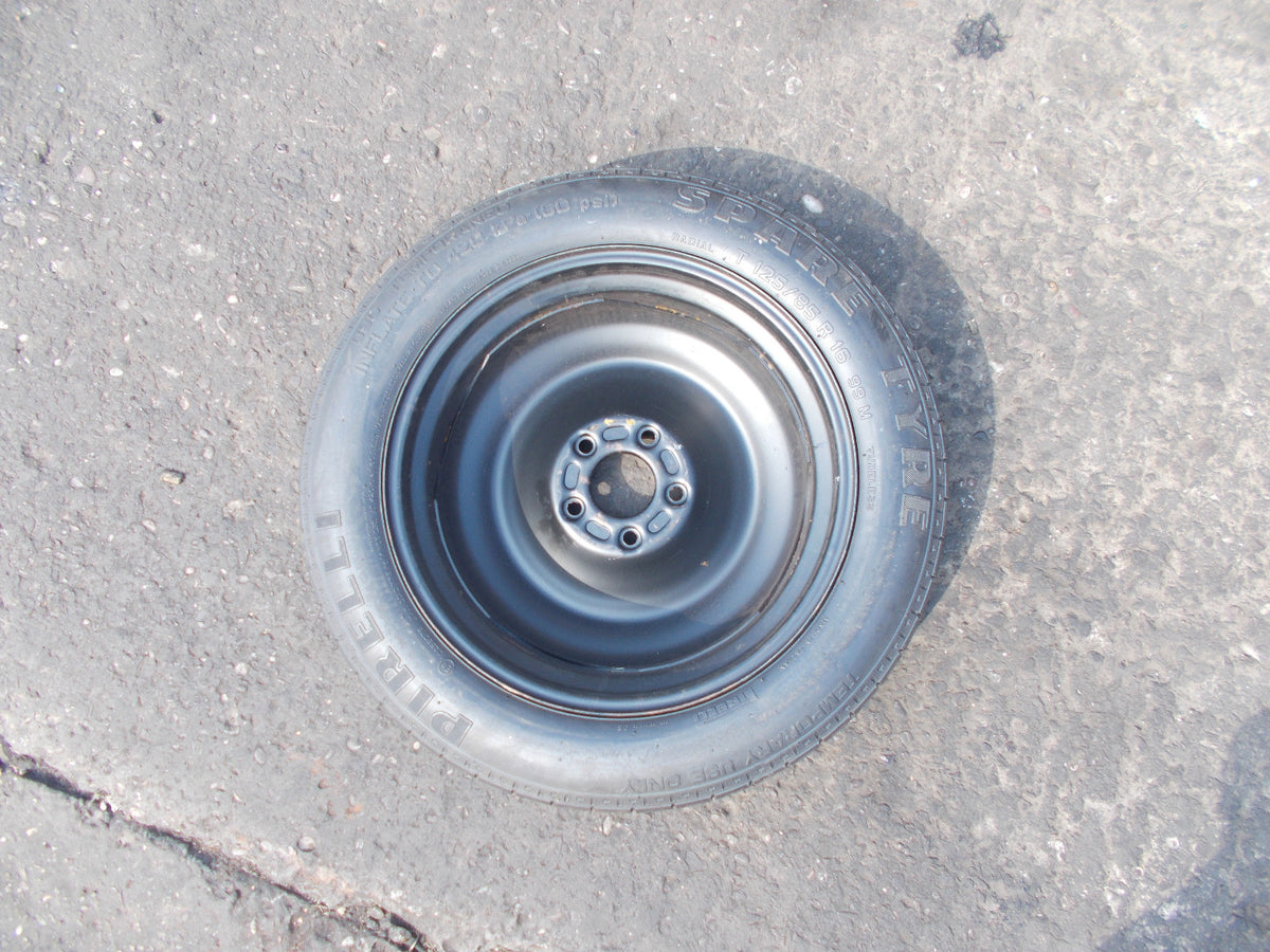 FORD FOCUS PIRELLI 5 STUD 16 INCH SPARE STEEL WHEEL 125/85 R16