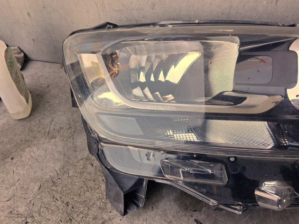 2023 CITROEN BERLINGO MK3 OSF DRIVER SIDE FRONT HEADLIGHT DAMAGED 9816824080