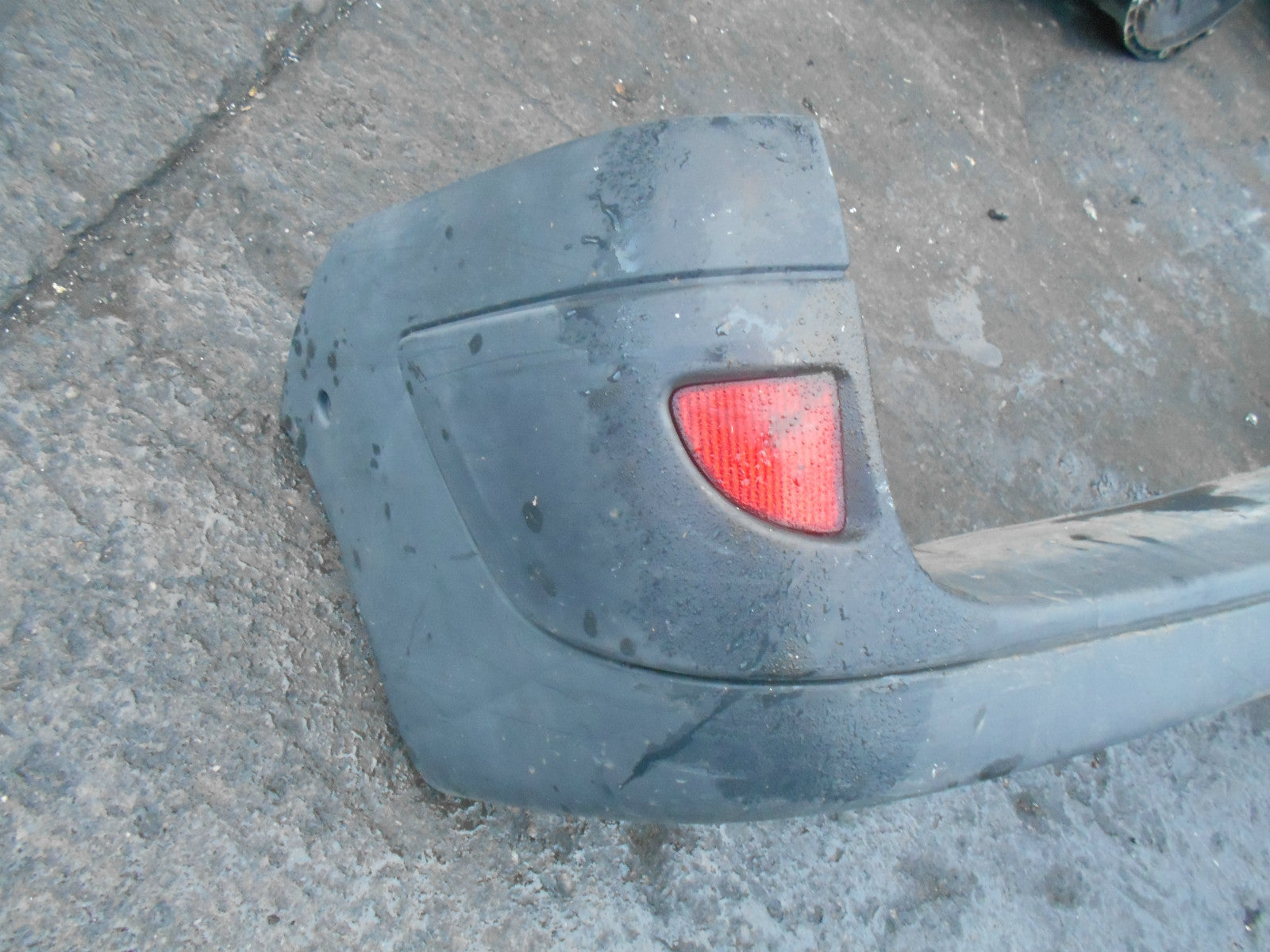 NISSAN KUBISTAR 2006 REAR PLASTIC BUMPER BLACK
