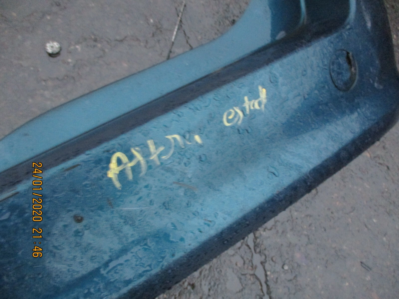 VAUXHALL ASTRA H ESTATE 2007 REAR COMPLETE BUMPER BLUE GREEN