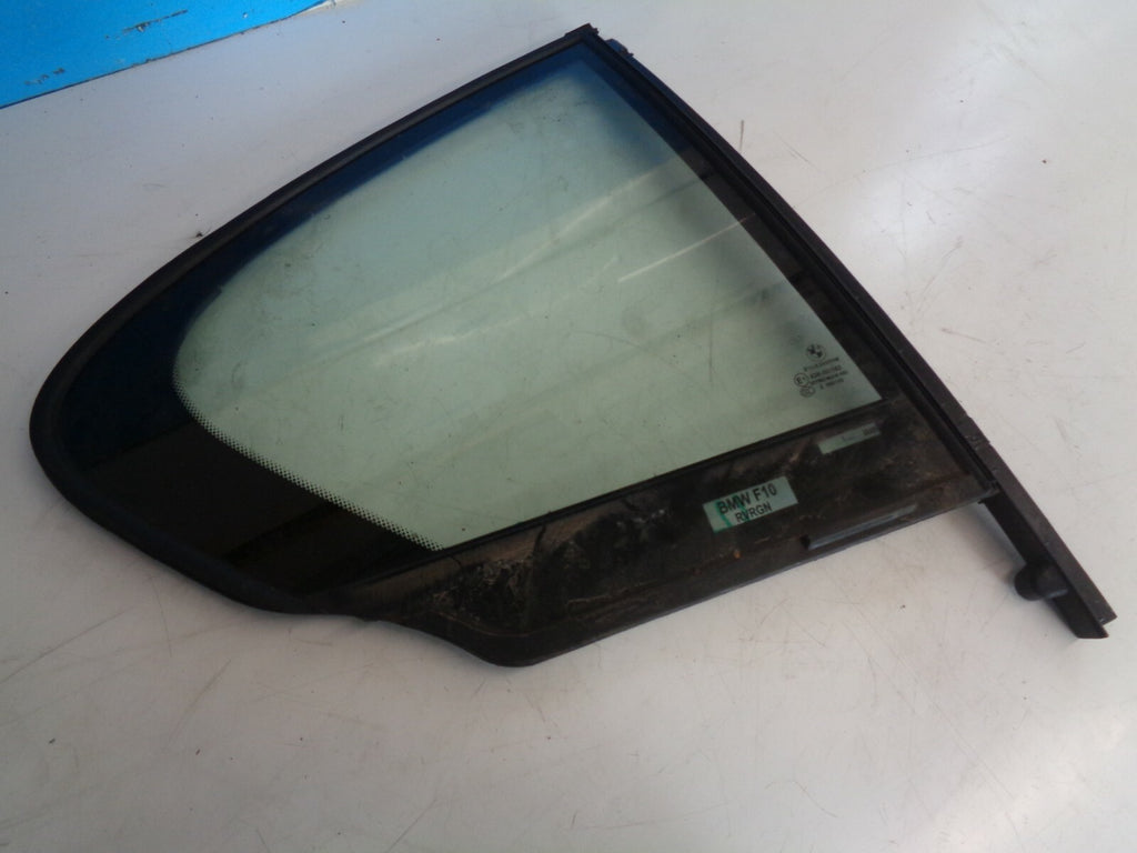 BMW 5 SERIES 2012 F11 OSR DRIVER SIDE REAR QUARTER WINDOW GLASS E643R01582
