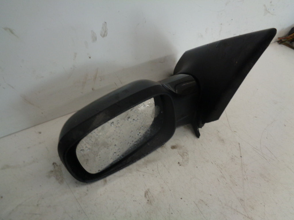 RENAULT MEGANE MK2 2008 NS ELECTRIC PASSENGER SIDE WING MIRROR BLACK