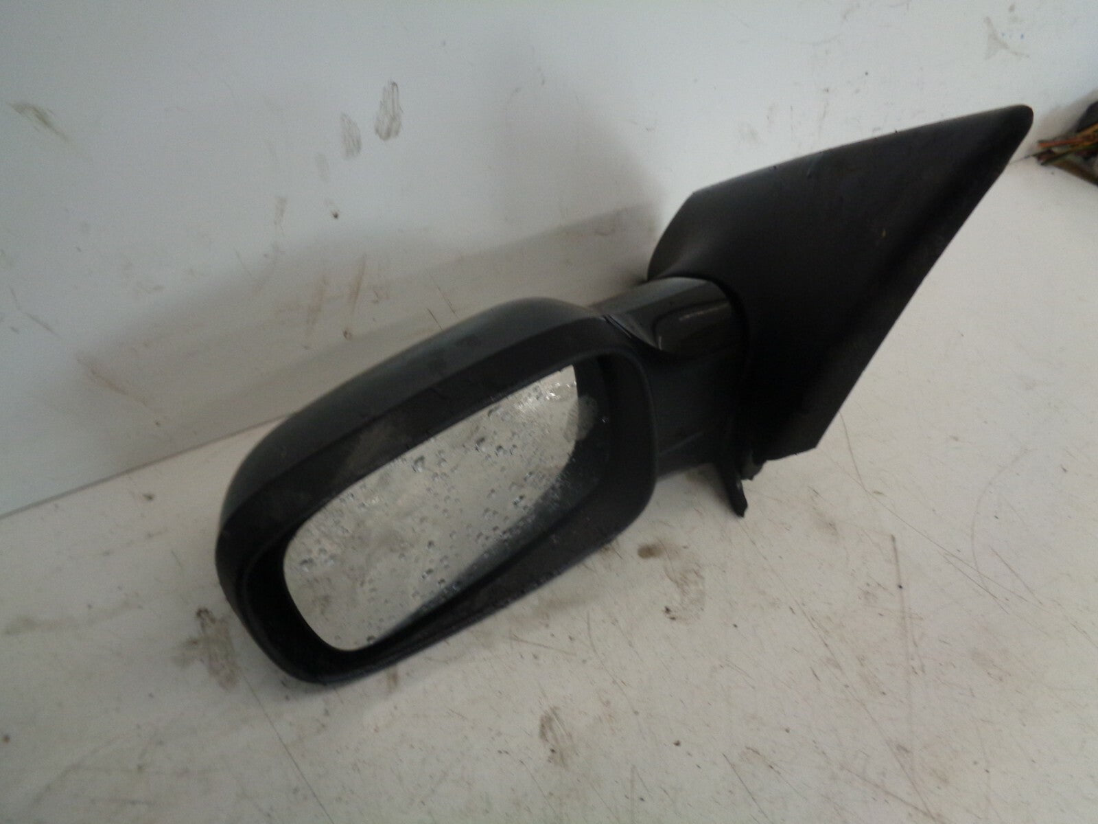 RENAULT MEGANE MK2 2008 NS ELECTRIC PASSENGER SIDE WING MIRROR BLACK