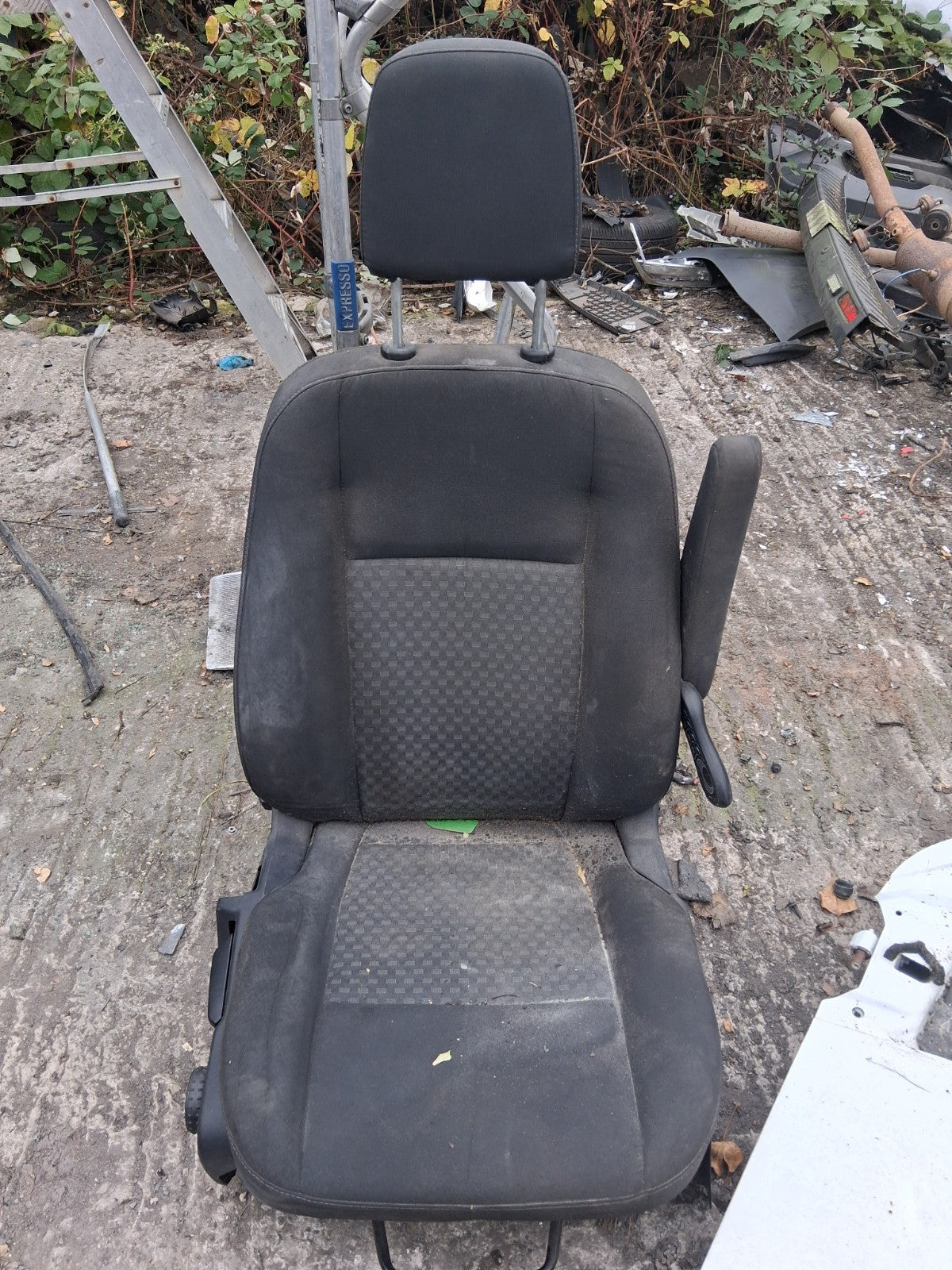 2021 FORD TRANSIT 350 MK8 OSF DRIVER SIDE FRONT RIGHT COMPLETE SEAT FABRIC