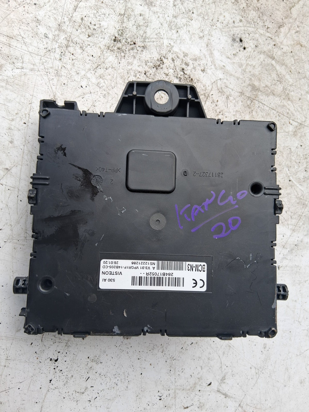2020 RENAULT KANGOO MK2 1.5 DIESEL BCM BODY CONTROL MODULE 284B17052R