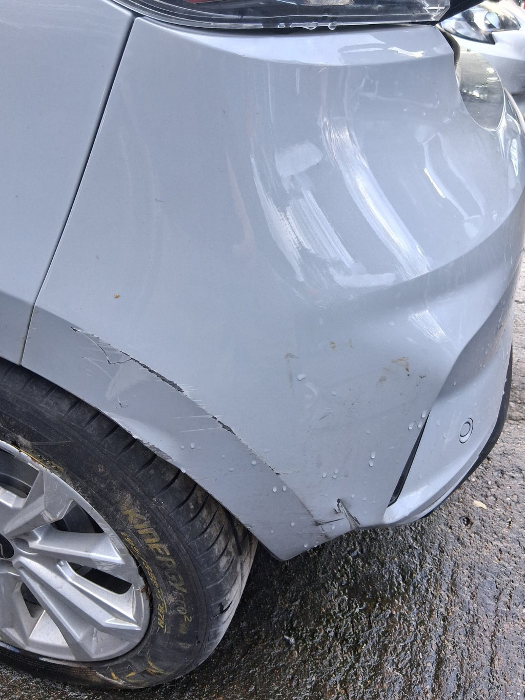 2024 RENAULT CLIO FACELIFT MK5 COMPLETE REAR BUMPER WITH PDC SENSORS GREY