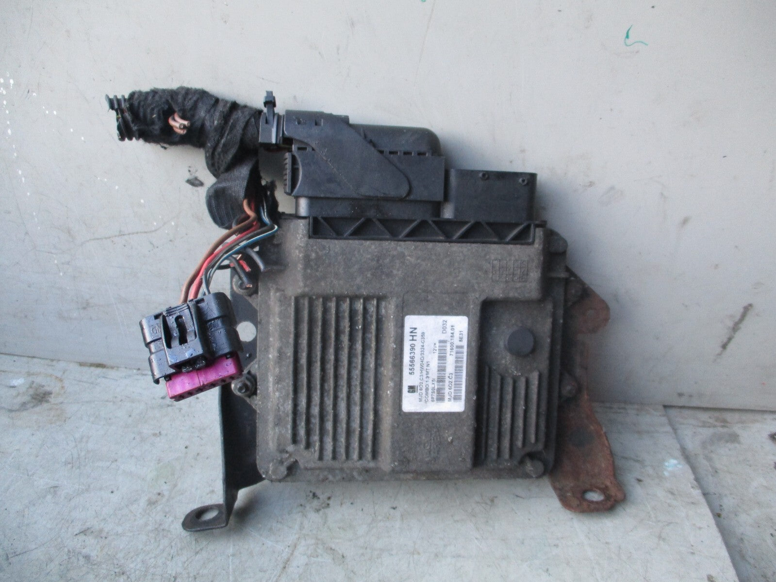 2007 VAUXHALL COMBO C 1.3 DIESEL ECU ENGINE CONTROL MODULE 55566390