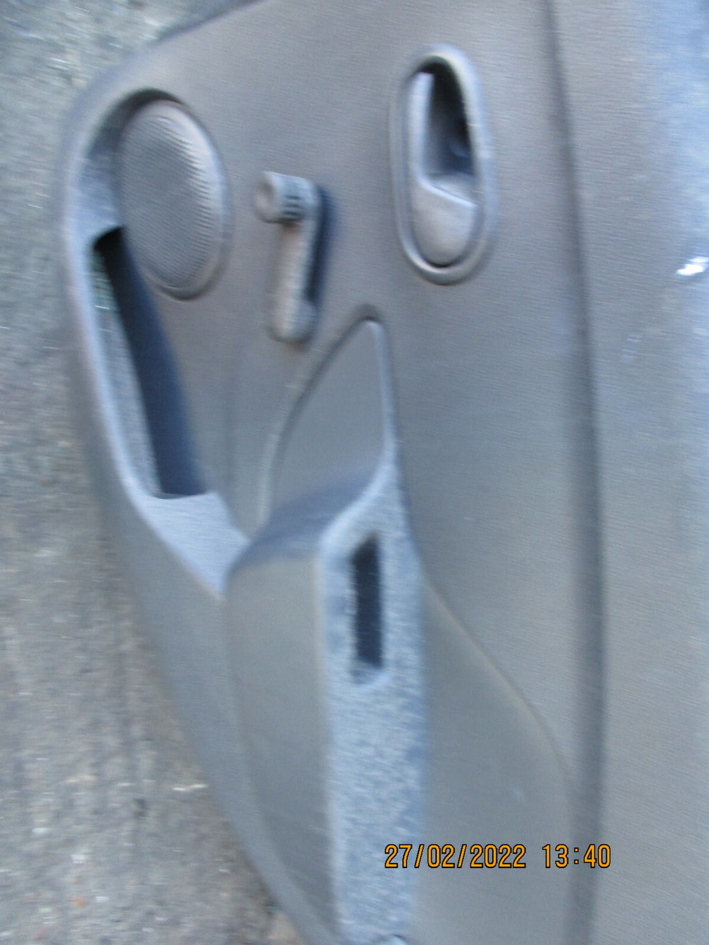 DACIA SANDERO 2017 MK2 OSR REAR DRIVER SIDE COMPLETE DOOR GREY