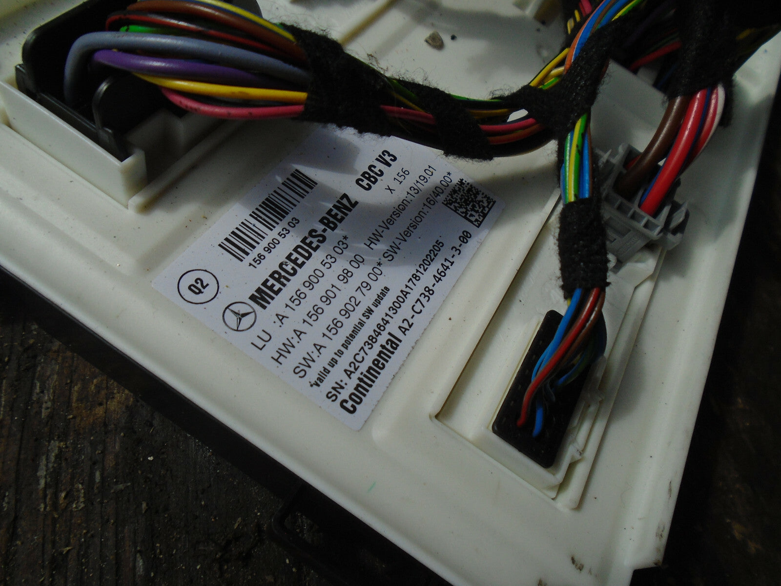 2018 MERCEDES A CLASS W176 BODY COMFORT CONTROL MODULE A1569005303