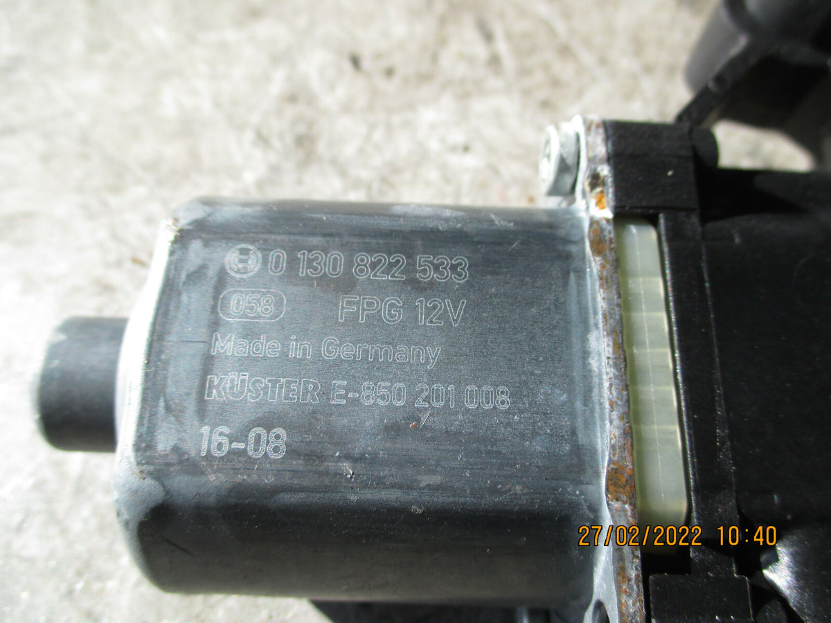 VOLKSWAGEN POLO 2017 MK6 OSR REAR DRIVER SIDE WINDOW REGULATOR MOTOR 6R0959812
