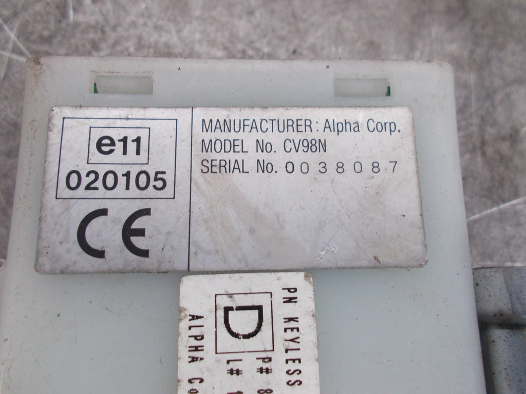 SUBARU IMPREZA BUG EYE MK2 00-07 KEYLESS CONT UNIT 88035FE030