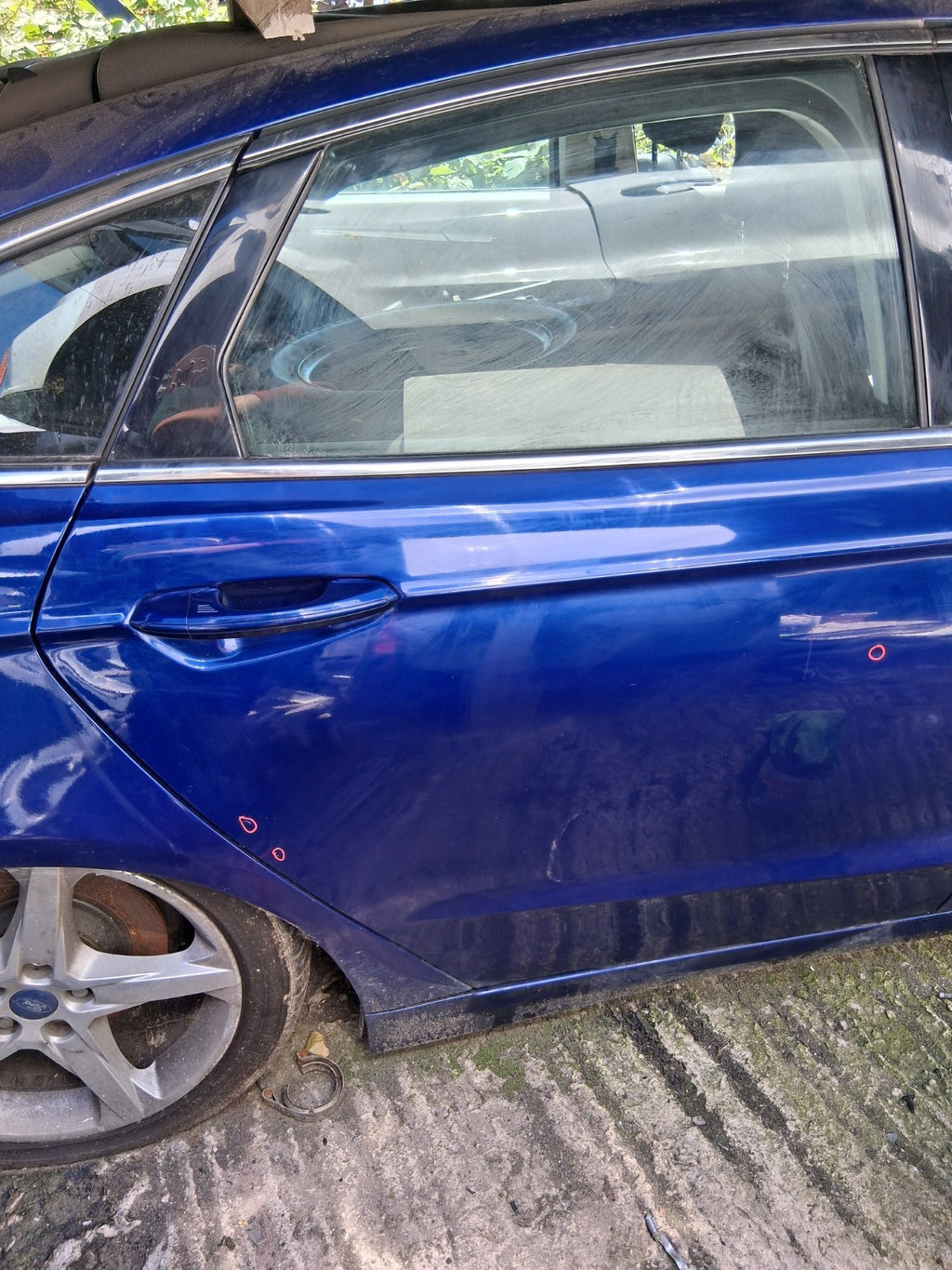 2016 FORD MONDEO MK5 HATCHBACK OSR DRIVER SIDE REAR BARE DOOR WEDGEWOOD BLUE LD