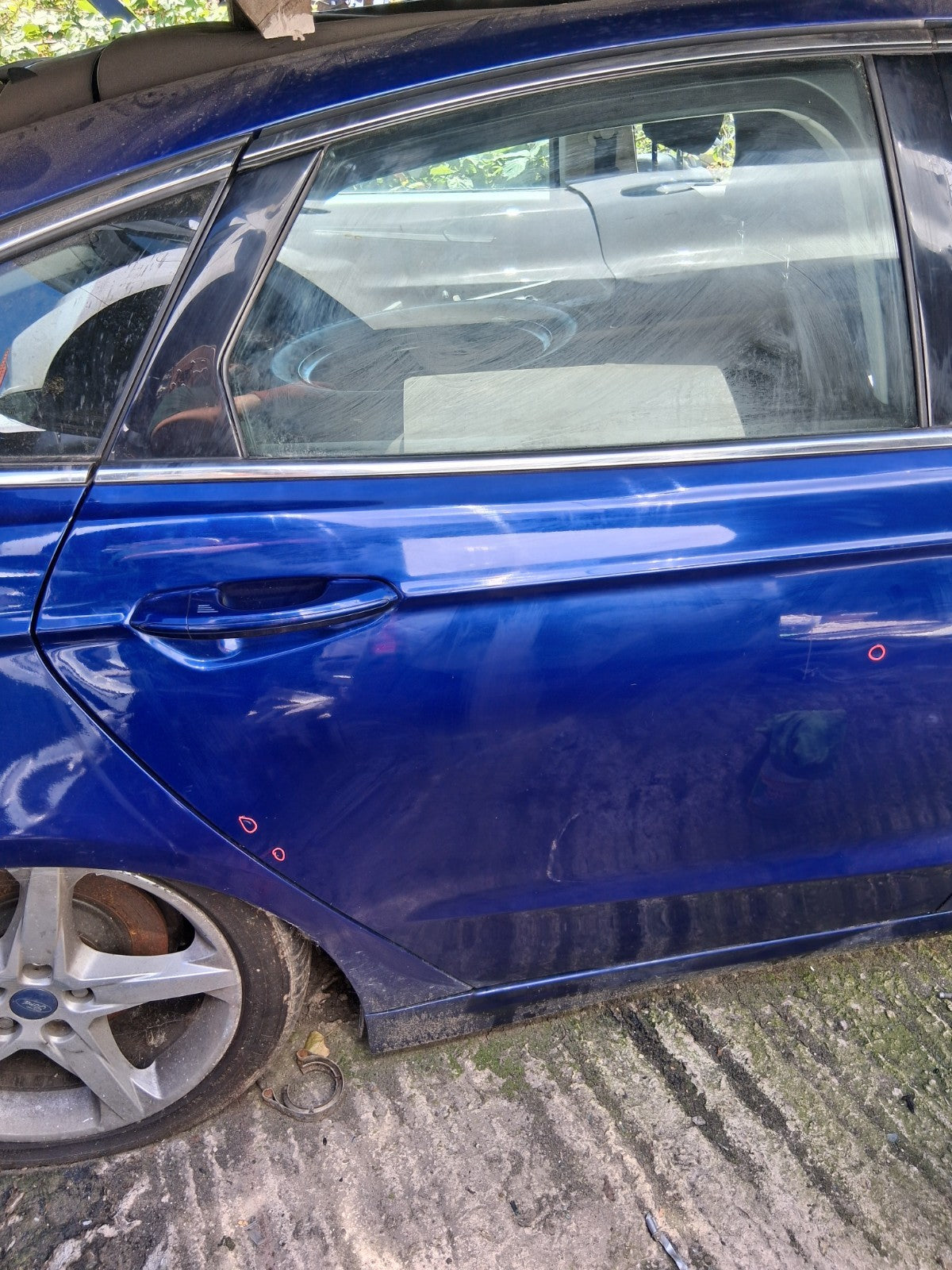 2016 FORD MONDEO MK5 HATCHBACK OSR DRIVER SIDE REAR BARE DOOR WEDGEWOOD BLUE LD