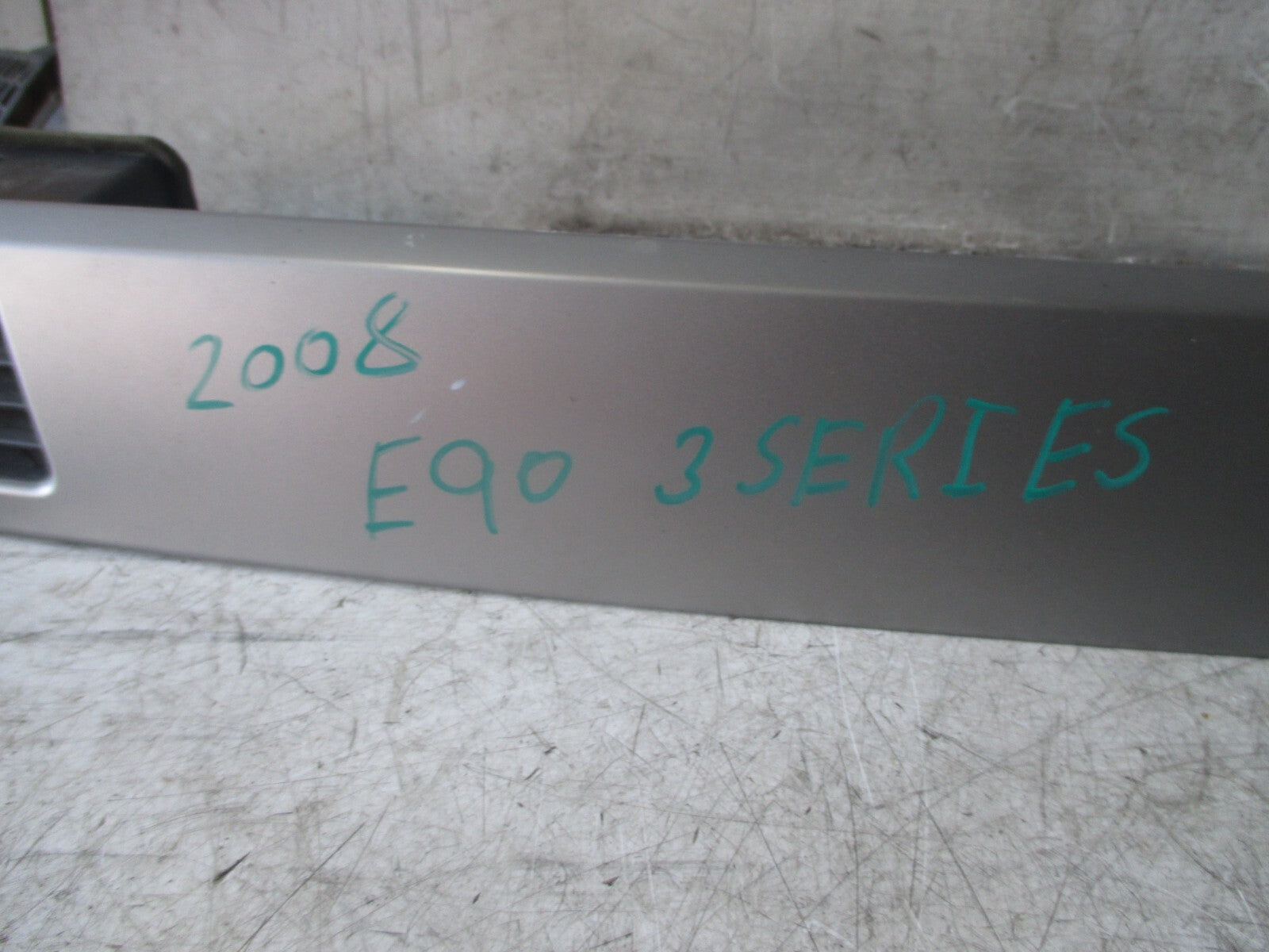 BMW 3 SERIES E90 2008 SILVER INTERIOR DASH TRIM