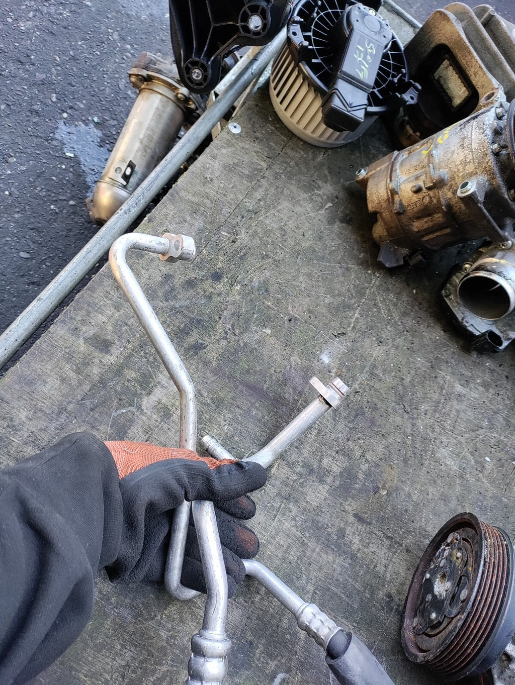 2008 MITSUBISHI OUTLANDER 2.2 DIESEL  A/C AIR COMPRESSOR PUMP 926003VD0A