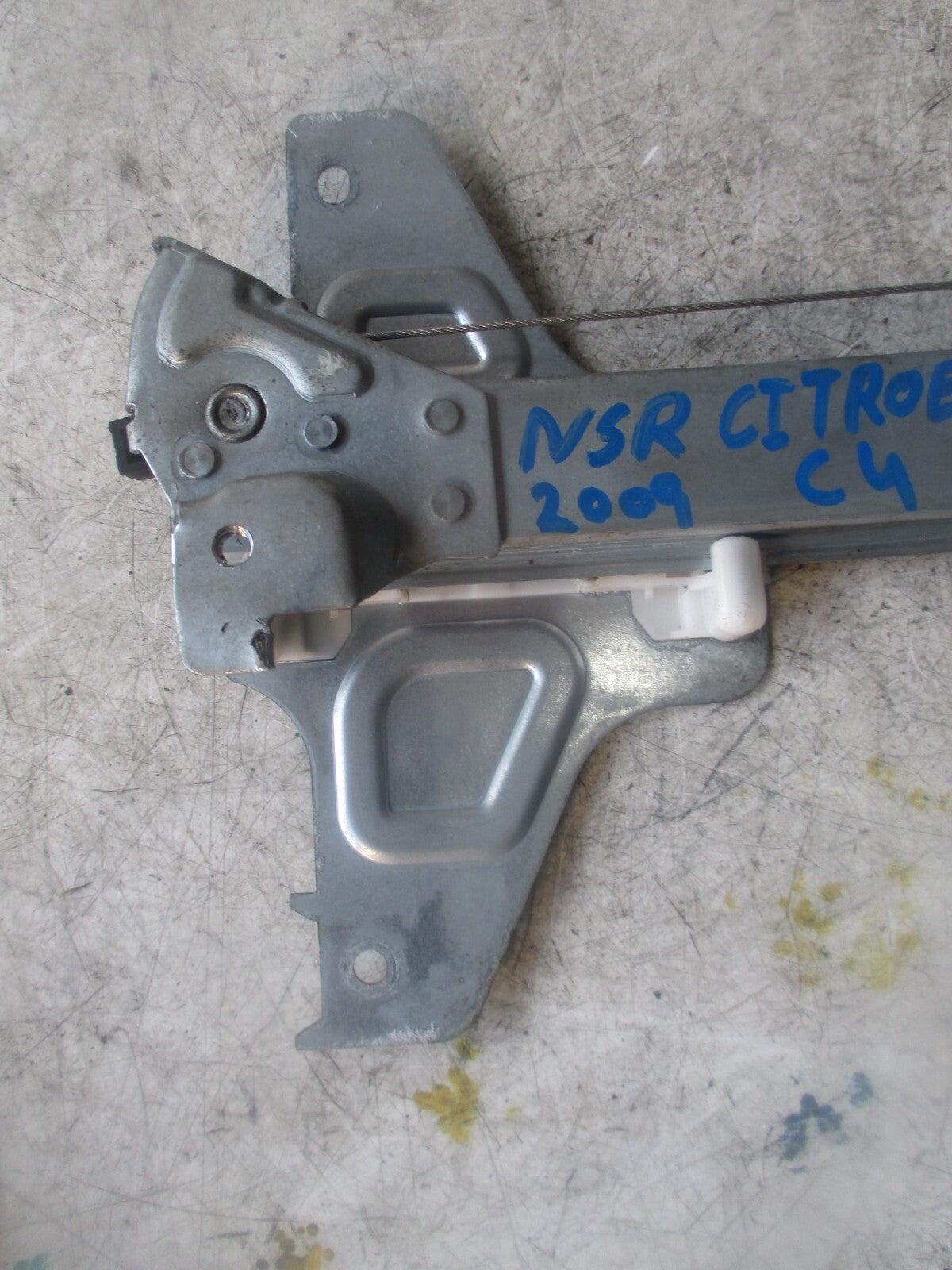 2009 CITROEN C4 NSR REAR PASSENGER SIDE DOOR WINDOW MOTOR REGULATOR 9672118780