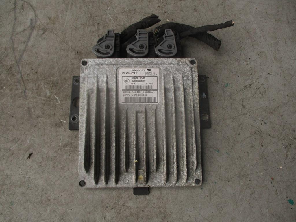2010 RENAULT CLIO MK3 1.2 PETROL ENGINE CONTROL MODULE ECU 8200911560