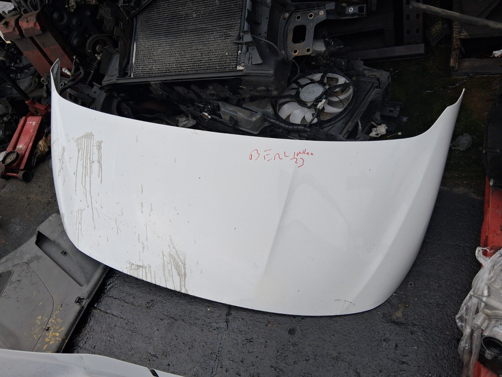 2023 CITROEN BERLINGO MK3 K9 FRONT BONNET HOOD WHITE