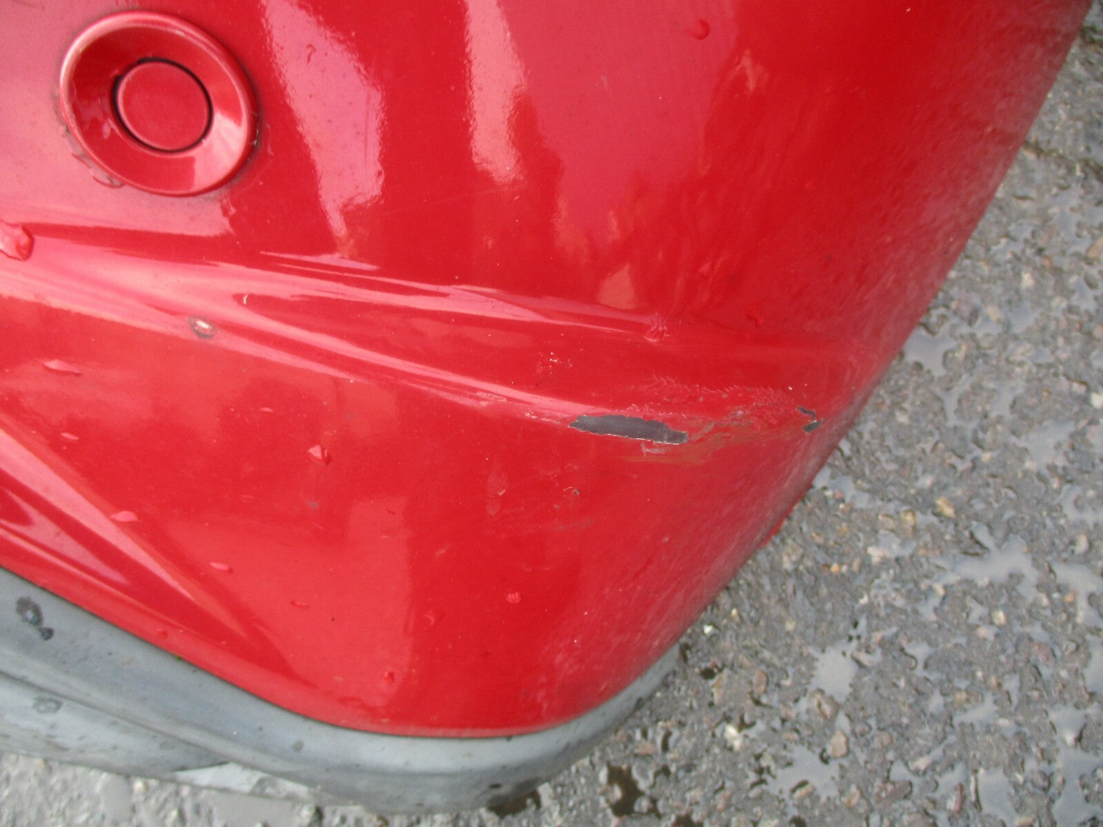 HONDA CIVIC MK8 2006 REAR BUMPER COMPLETE RED