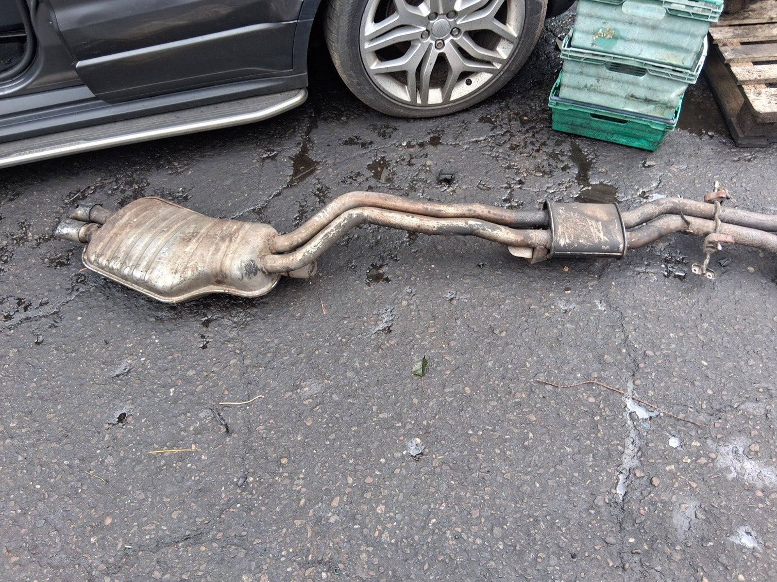 2004 BMW X3 E83 EXHAUST REAR BACK BOX SILENCER MUFFLER 3413594