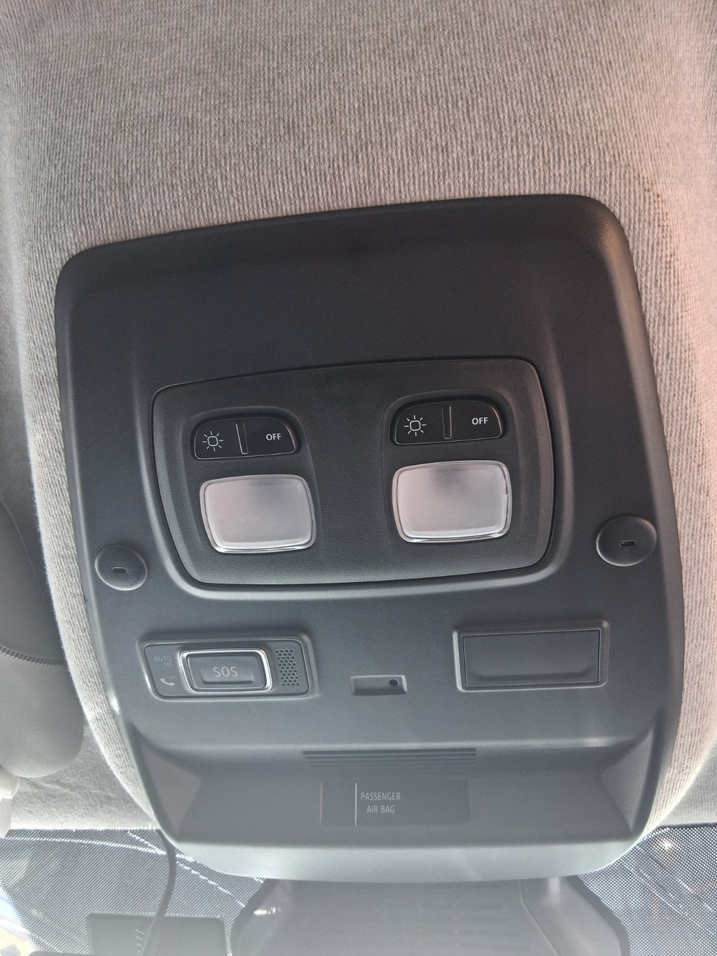 2025 RENAULT TRAFIC X82 MK3 FRONT INTERIOR ROOF READING COURTESY LIGHT