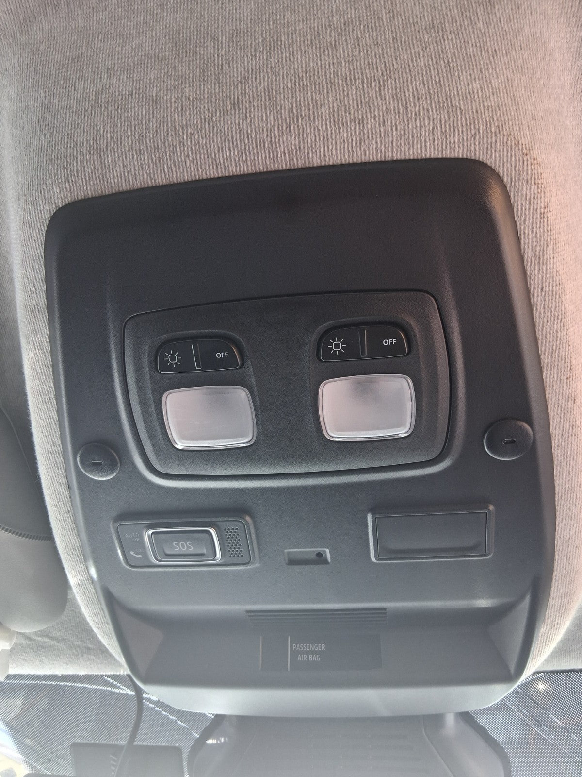 2025 RENAULT TRAFIC X82 MK3 FRONT INTERIOR ROOF READING COURTESY LIGHT
