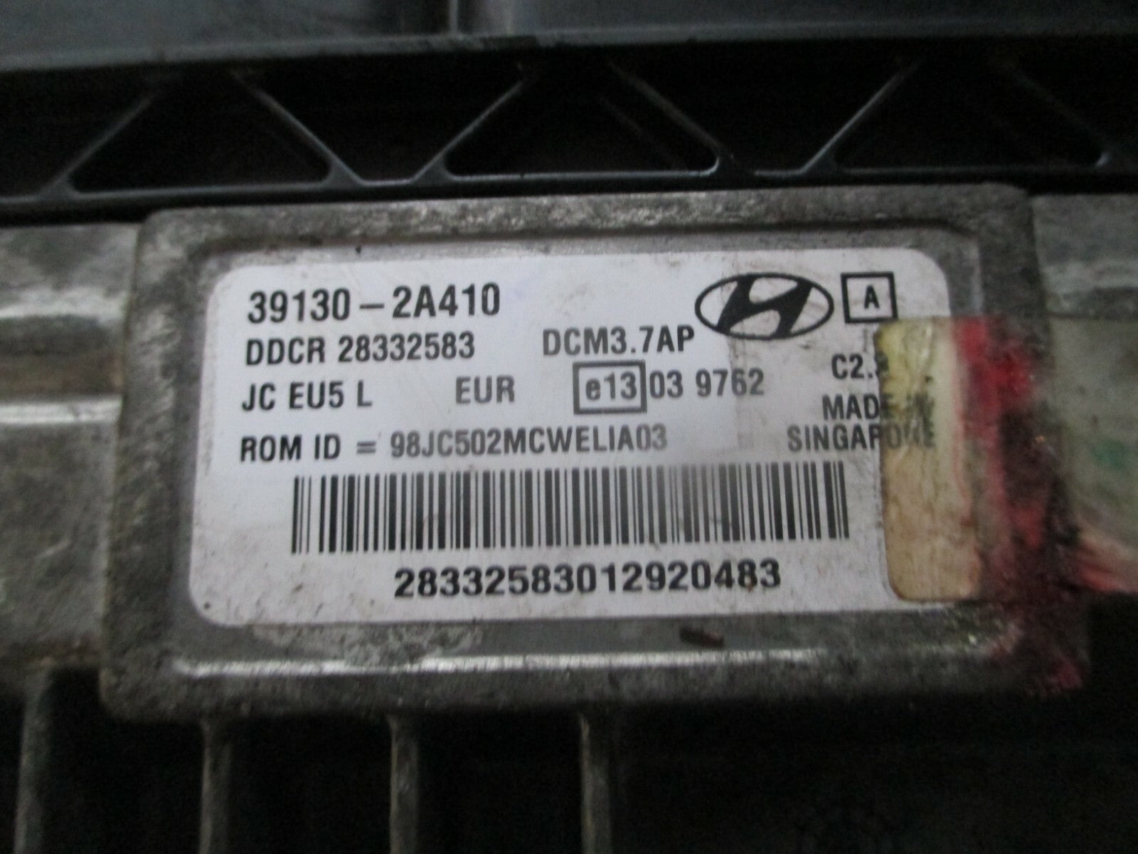 HYUNDAI i30 2016 MK2 ENGINE CONTROL MODULE ECU 391302A410