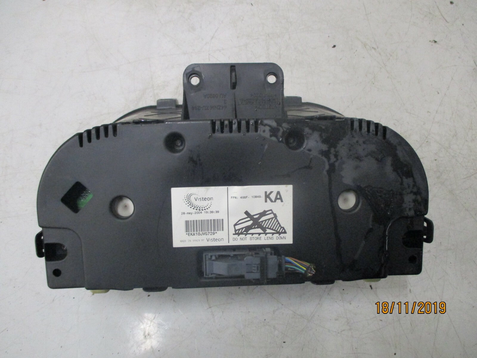 FORD FIESTA 2004 MK6 1.4 TDCI SPEEDO CLOCKS INSTRUMENT CLUSTER DIALS 4S6F10849KA