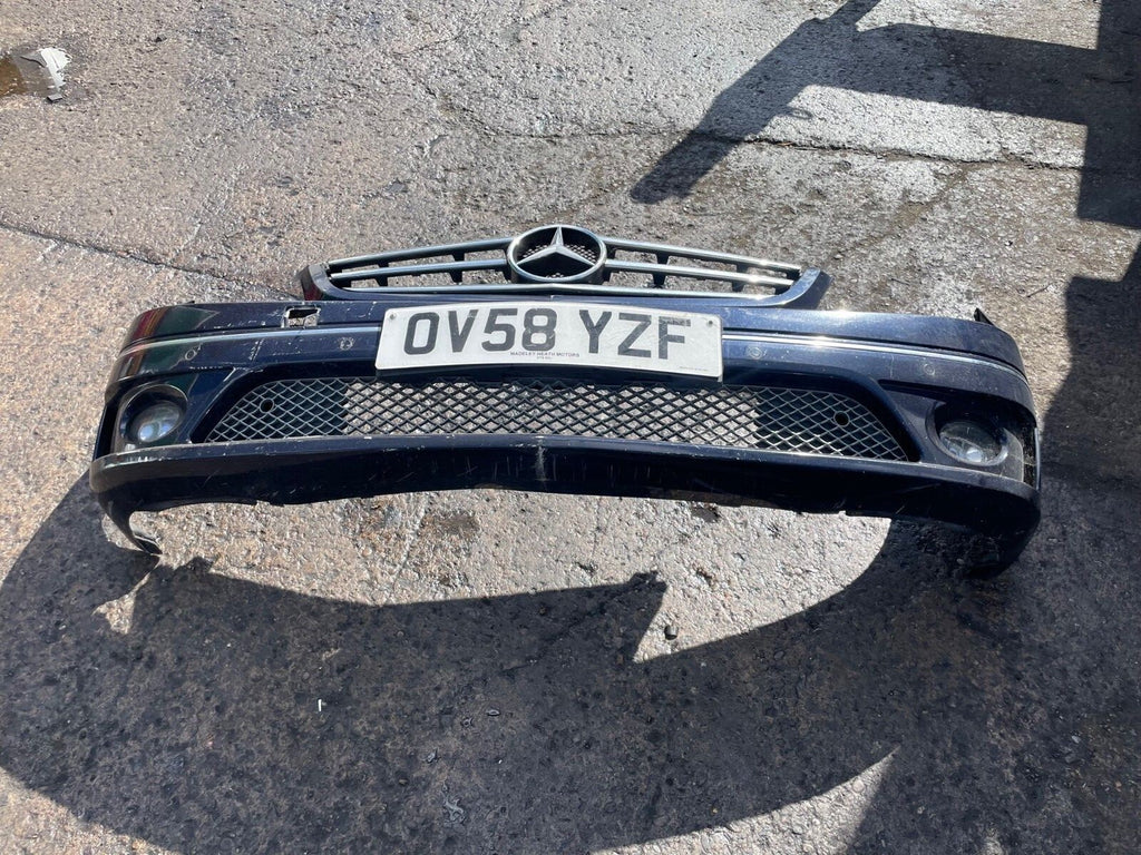 2008 MERCEDES BENZ CLC C203 FRONT BUMPER COMPLETE BLUE C359