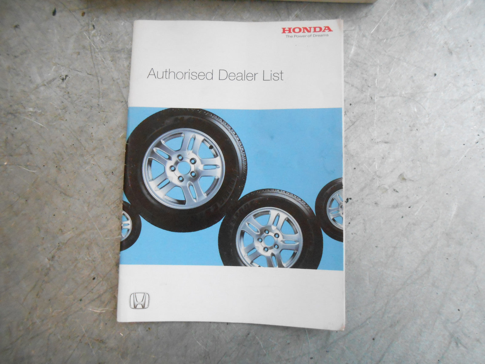 HONDA ACCORD MK7 TOURER (ESTATE) OWNERS DRIVERS HANDBOOK WALLET