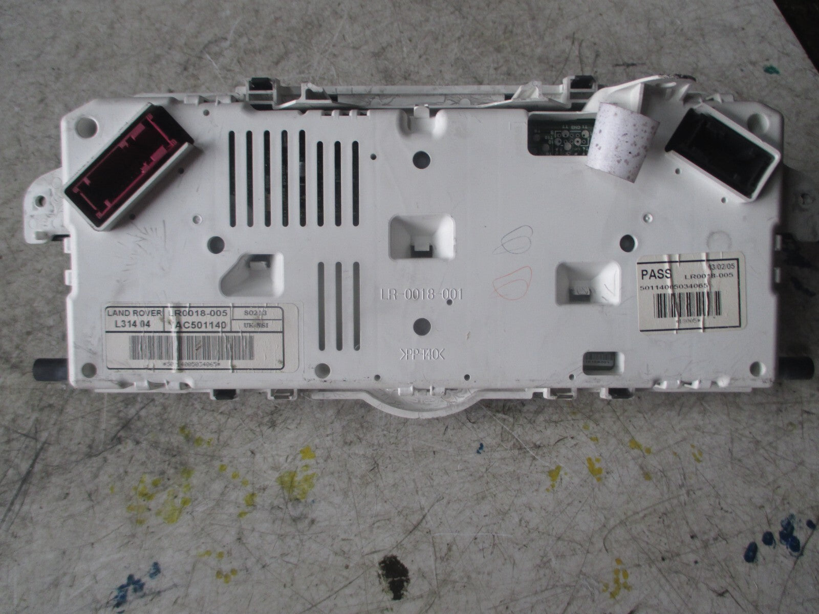 2005 LAND ROVER FREELANDER TD4 SPEED SPEEDOMETER INSTRUMENT CLUSTER YAC501140