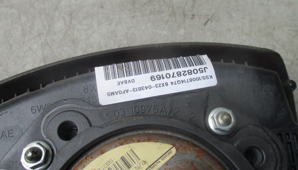 JAGUAR XF DRIVER STEERING WHEEL AIRBAG ONLY 8X23-043BI3