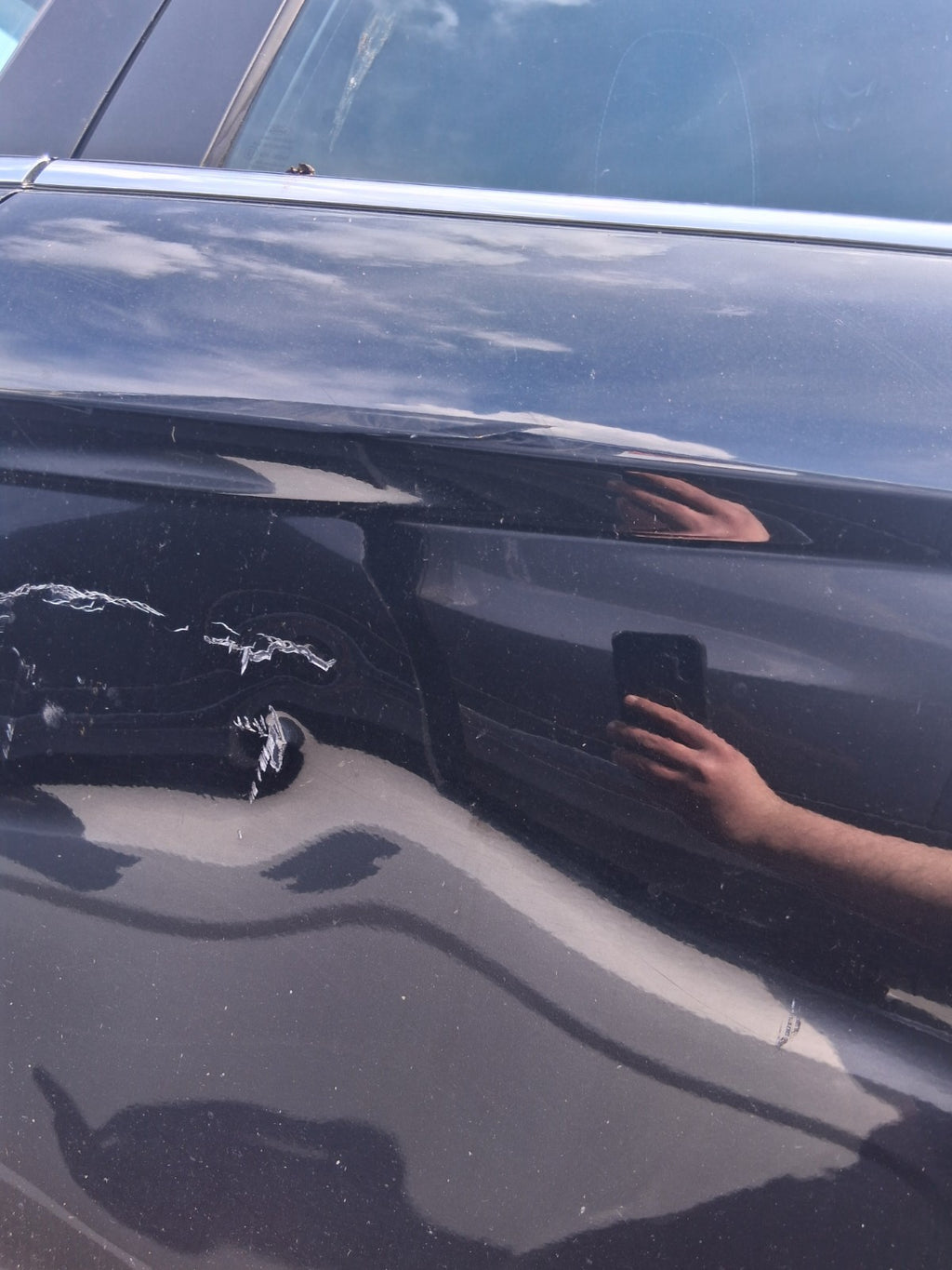 2012 FORD FIESTA MK7 5 DOOR NSR PASSENGER SIDE REAR LEFT COMPLETE DOOR BLACK