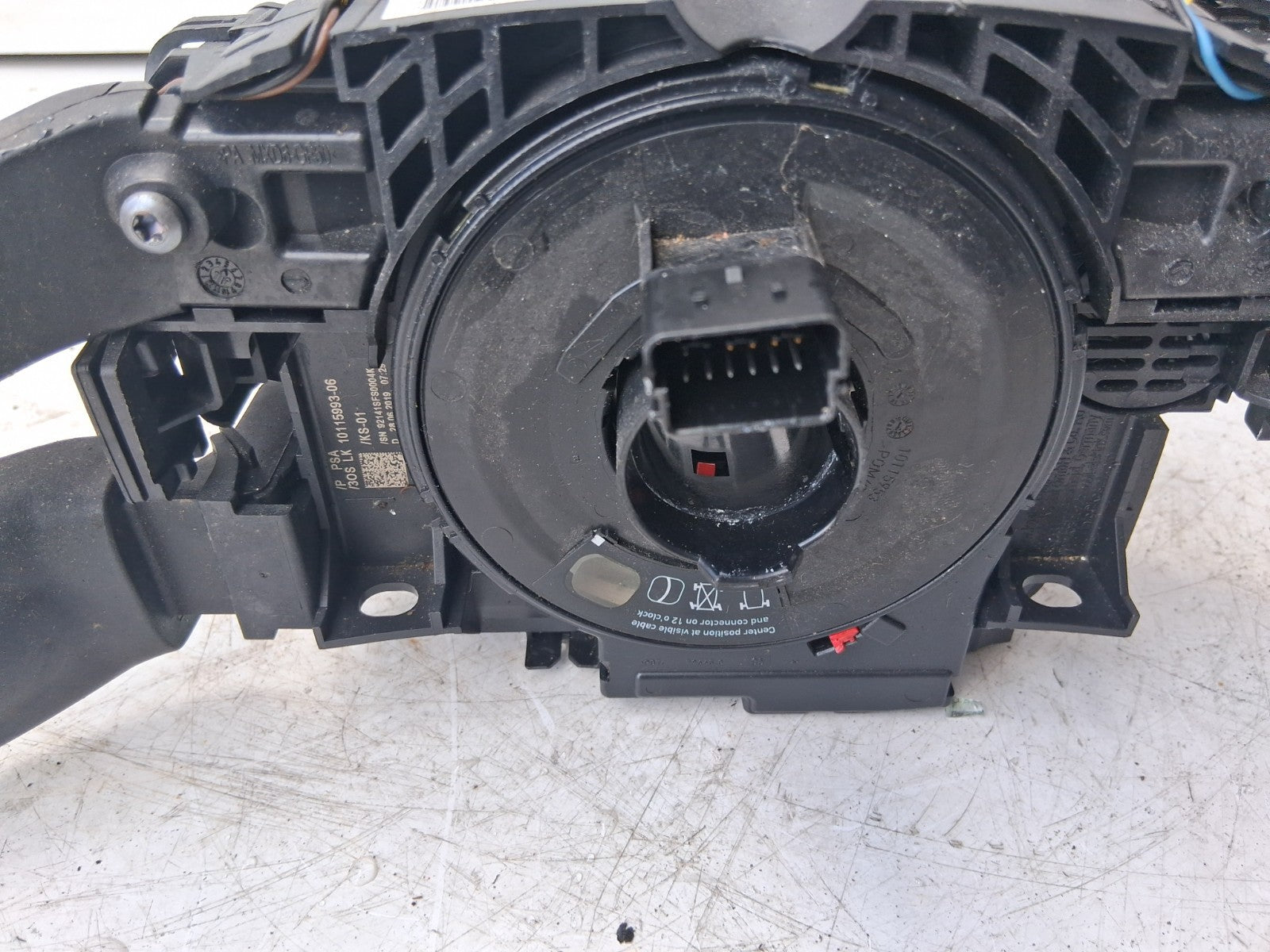 2019 PEUGEOT 5008 MK2 INDICATOR WIPER COMBINATION SWITCH STALK SQUIB 98312547ZD