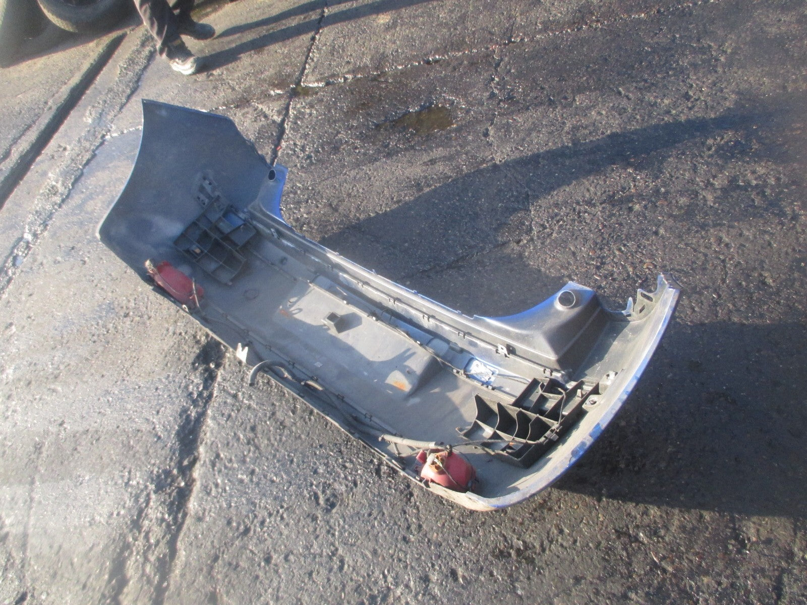 CITROEN C4 2009 REAR COMPLETE BUMPER BLUE