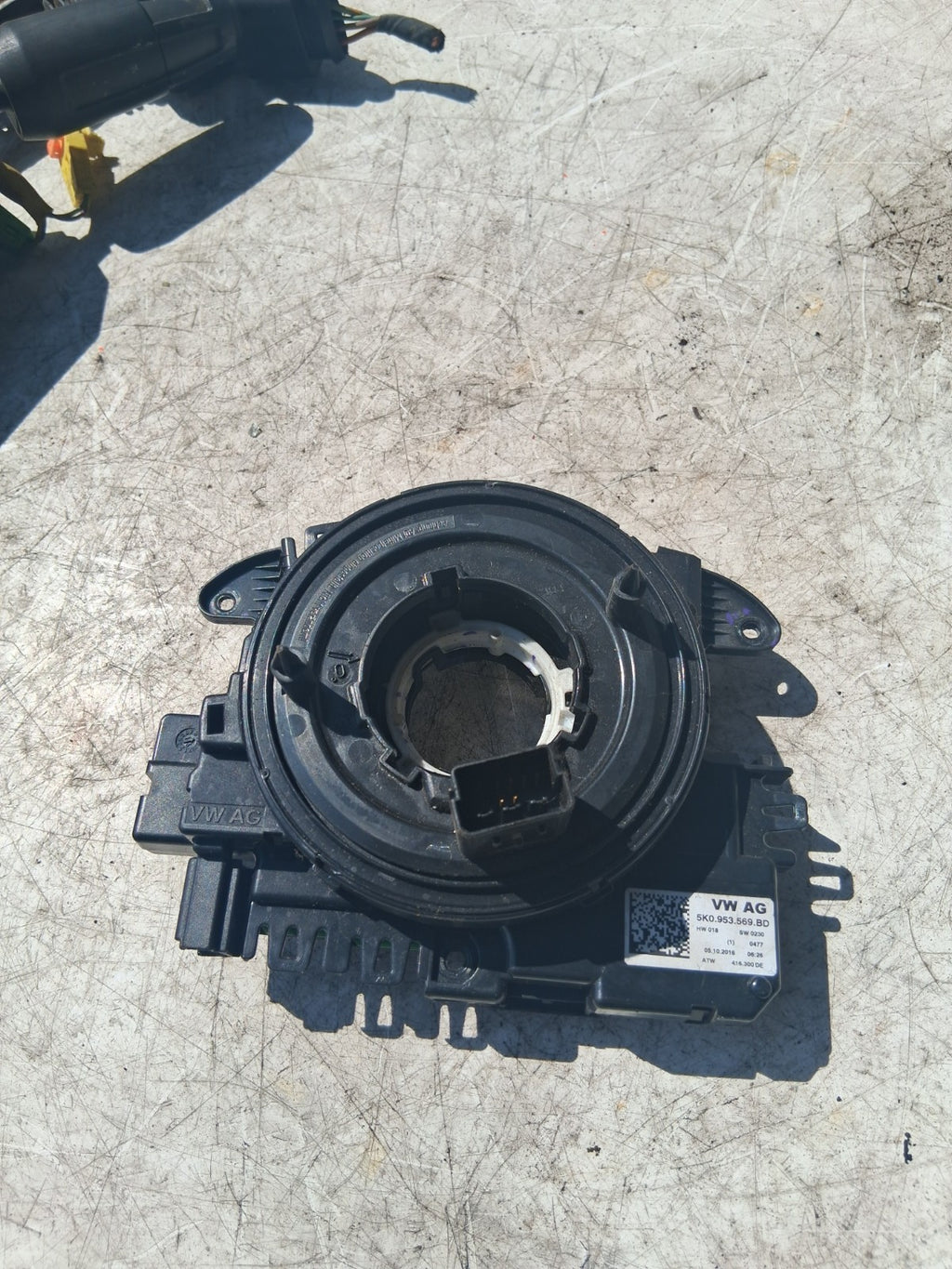 2017 VW VOLKSWAGEN INDICATOR WIPER STALK SWITCH WITH SQUIB 5K0953569BD