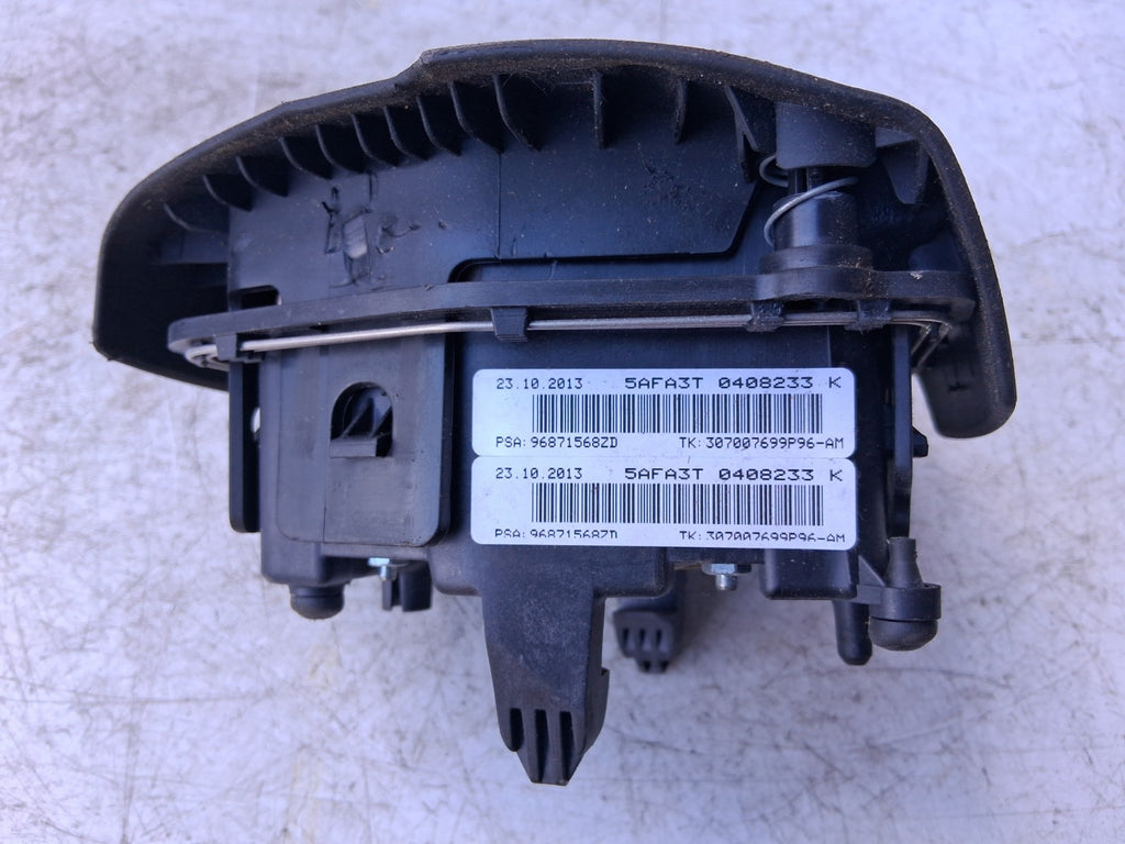 2013 CITROEN C4 MK2 RIGHT DRIVER SIDE STEERING AIRBAG 96871568ZD