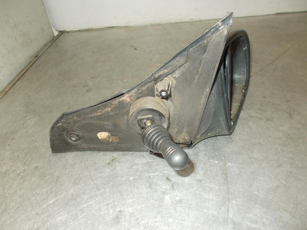 VAUXHALL CORSA B 1993-2000 OS DRIVER SIDE MANUAL WING MIRROR BLACK