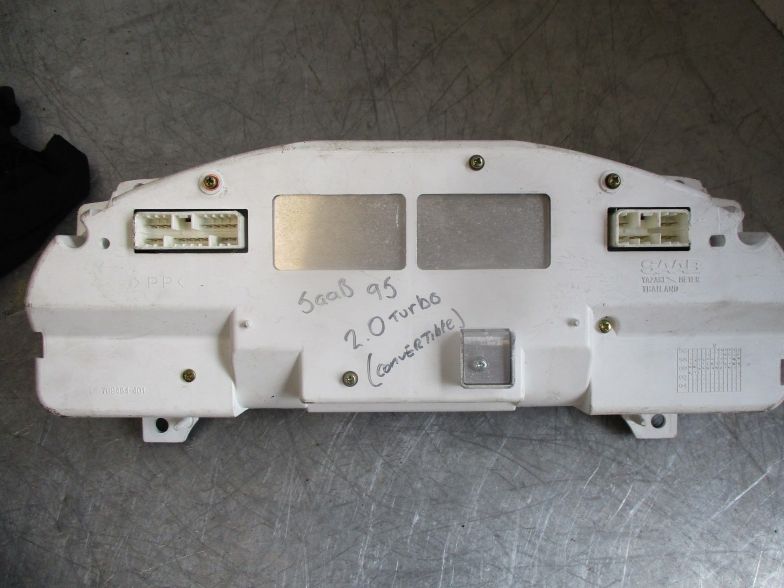 2004 SAAB 95 2.0 TURBO SPEEDOMETER  INSTRUMENT SPEEDO CLOCKS MPH 769215970