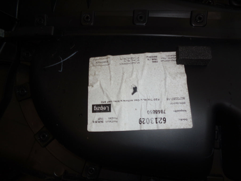 BMW 1 SERIES F20 2019 NSR PASSENGER SIDE REAR DOOR CARD PANEL 7271979