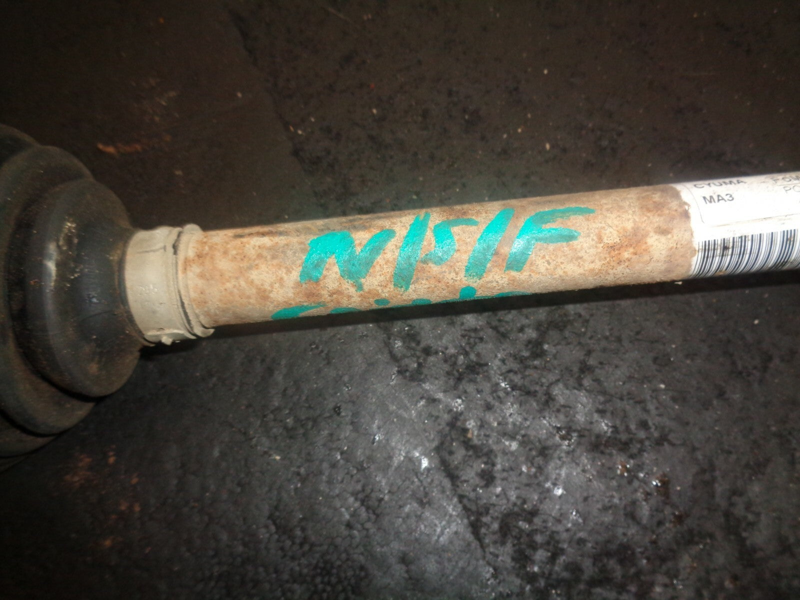 FORD FIESTA MK7 2017 NSF PASSENGER SIDE FRONT DRIVESHAFT 8V513B437CD