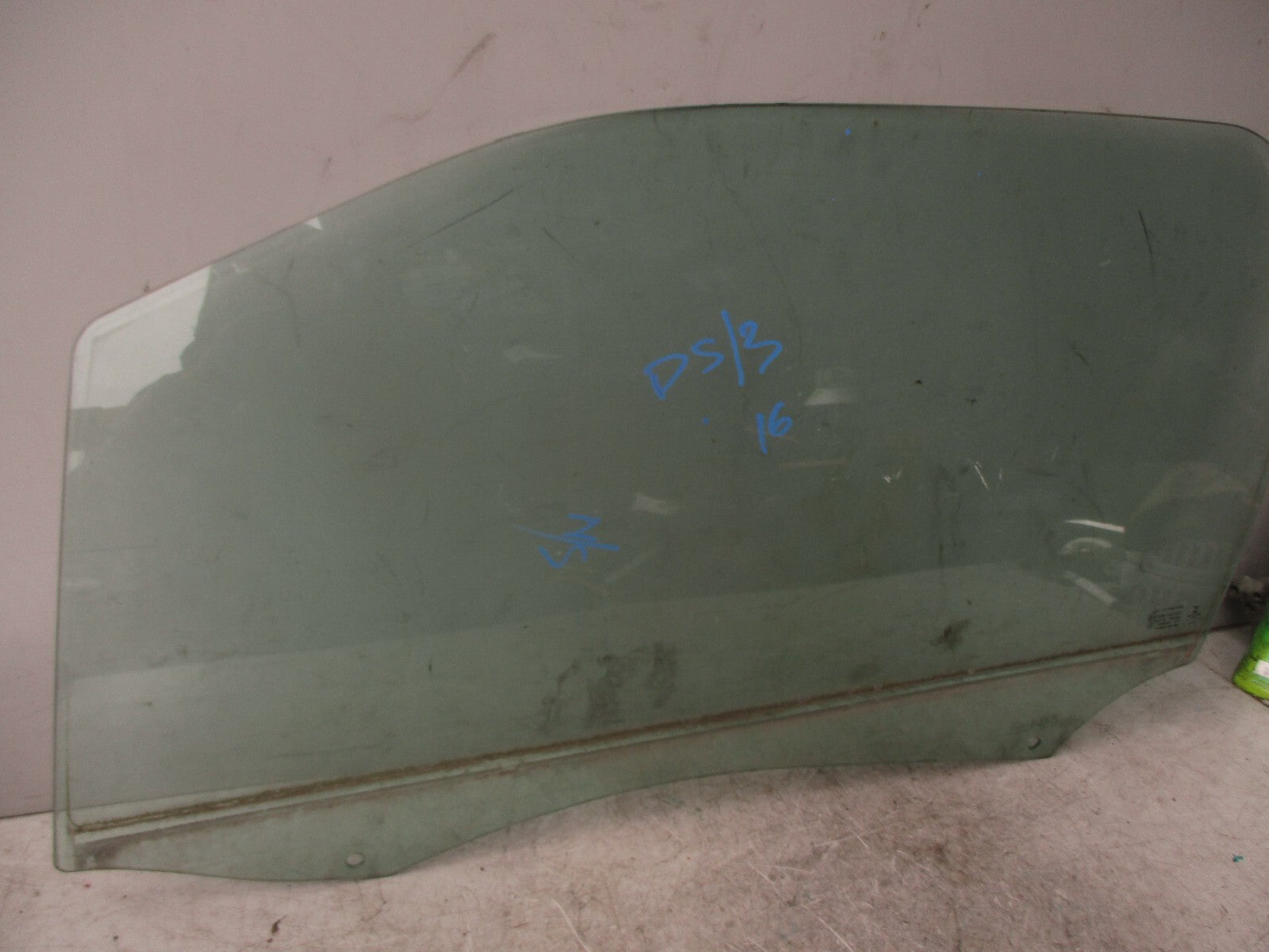 2016 CITROEN DS3 NSR PASSENGER SIDE REAR WINDOW GLASS