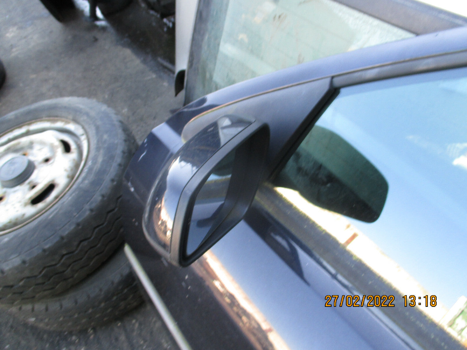 FORD MONDEO 2003 MK2 NSF FRONT PASSENGER SIDE COMPLETE DOOR BLACK