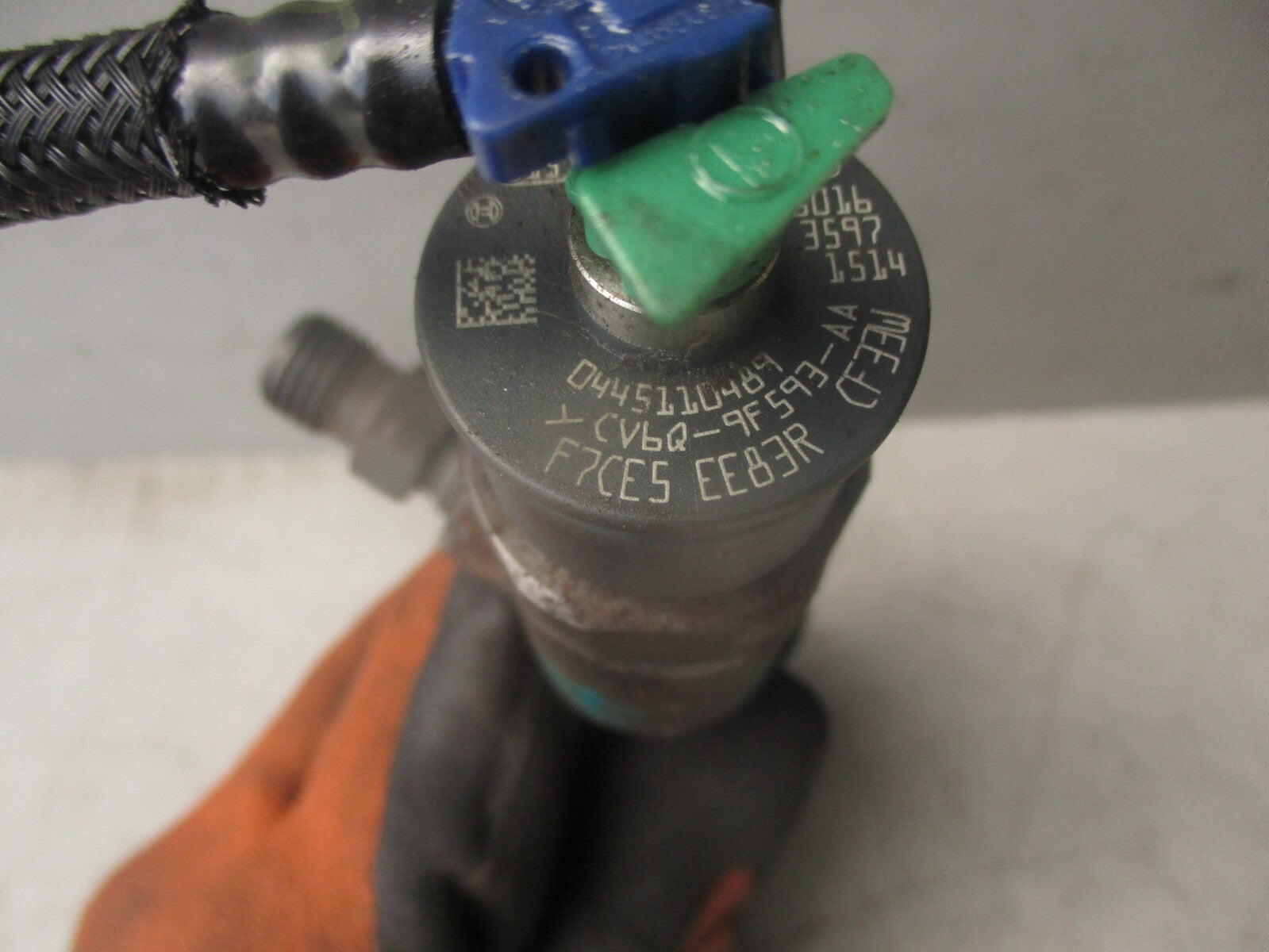 2017 FORD FOCUS MK3 1.5 DIESEL FUEL INJECTOR CV6Q9F593 REF 2