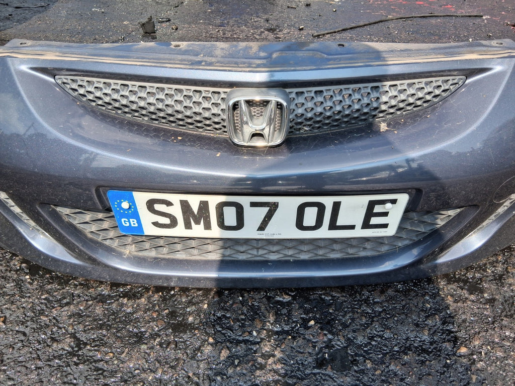 2007 HONDA JAZZ MK2 COMPLETE FRONT BUMPER WITH GRILLS & FOG LIGHTS BLUE